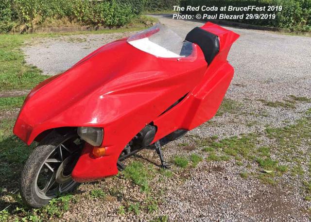 Red Honda Coda 400 FF 2019