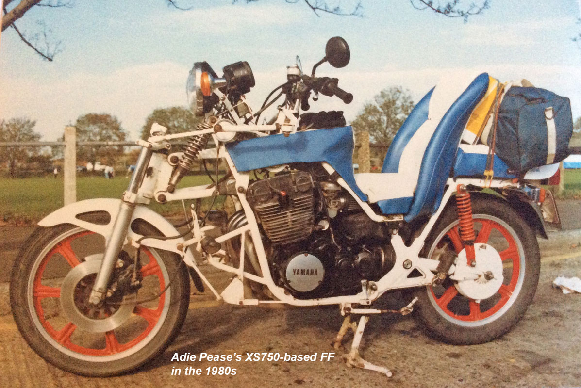 Adie Pease XS750FF LHS (1980s)