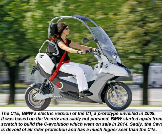 BMW's electric C1E Prototype (2009-2010)