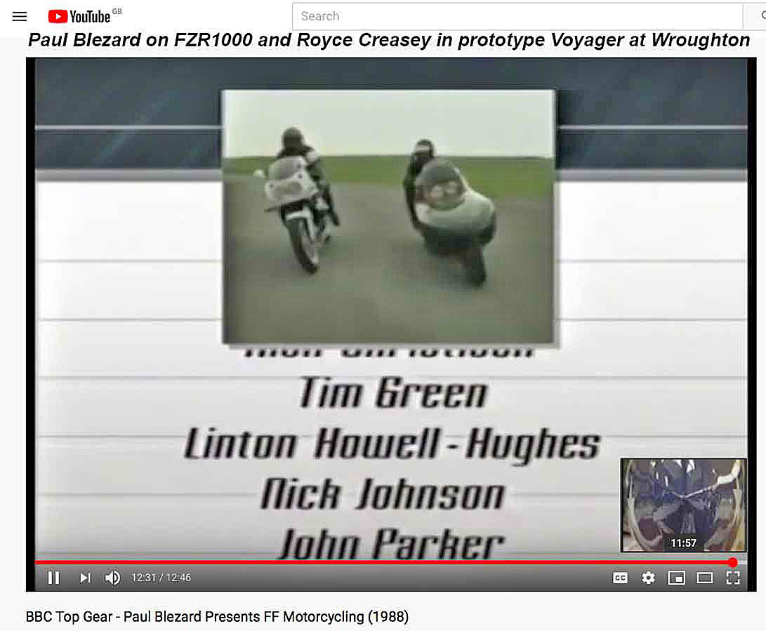 Blez & Royce riding over the Top Gear titles