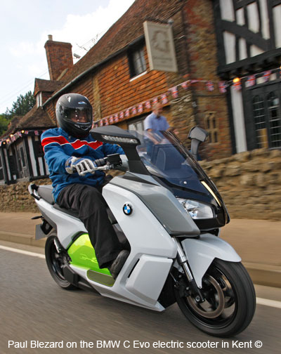 BMW C Evolution in UK for 2012 Olympics