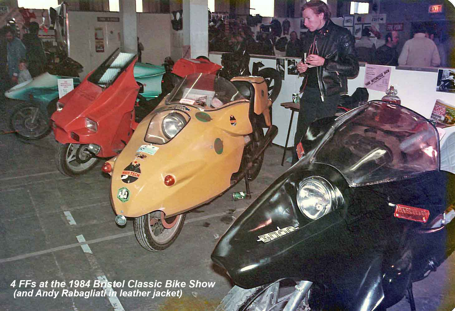 4 FFs at Bristol Classic Bike Show (1984)