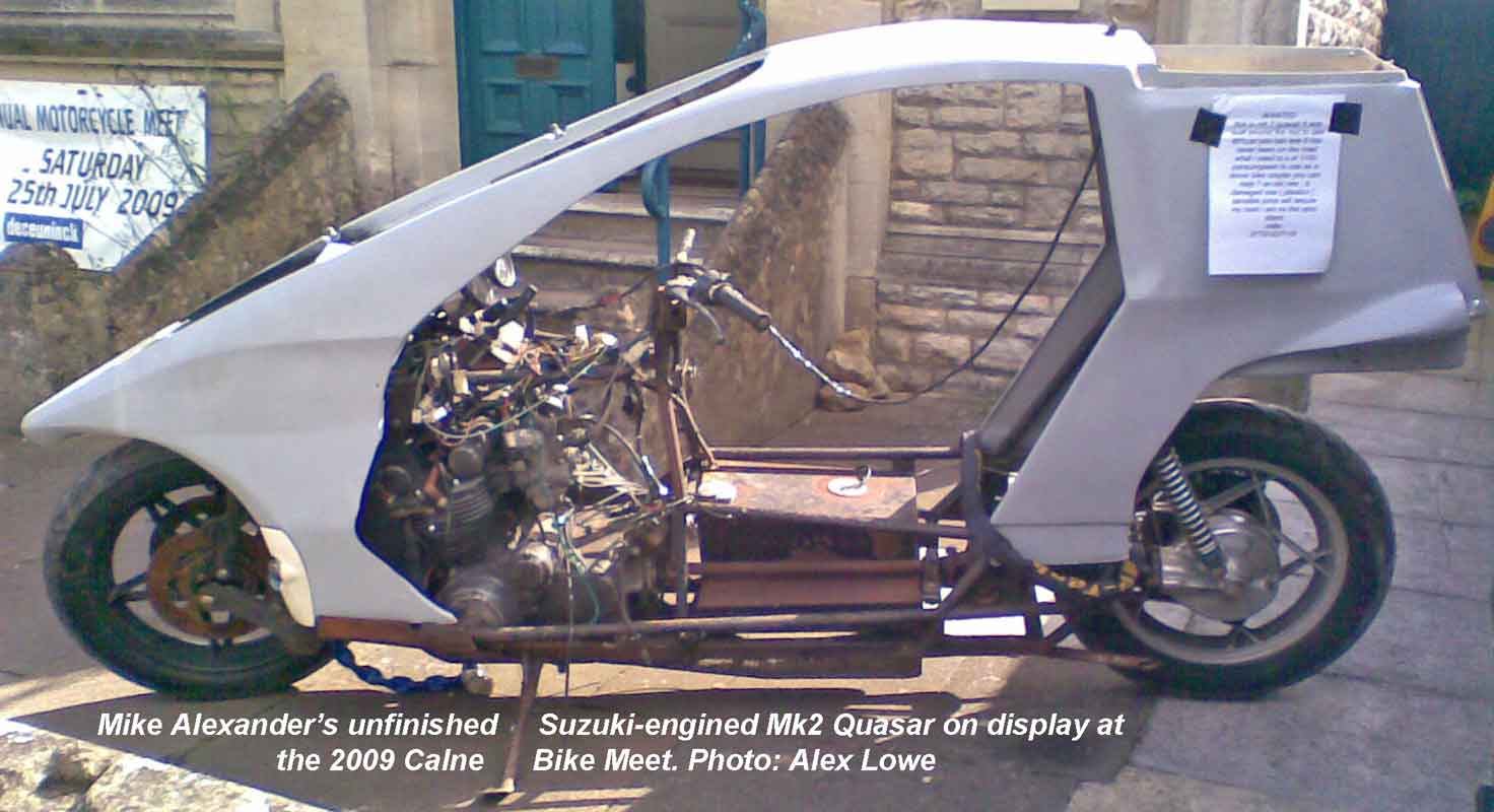 Unfinished Suzuki-Powered, Tait-Steered Mk2 Quasar (2009)