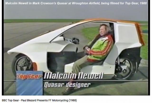 Malcolm Newell in Quasar on Top Gear (1988)