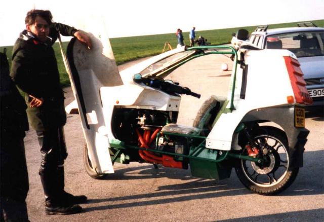 Mark Verden & his Mk1.5 Quasar in 1988