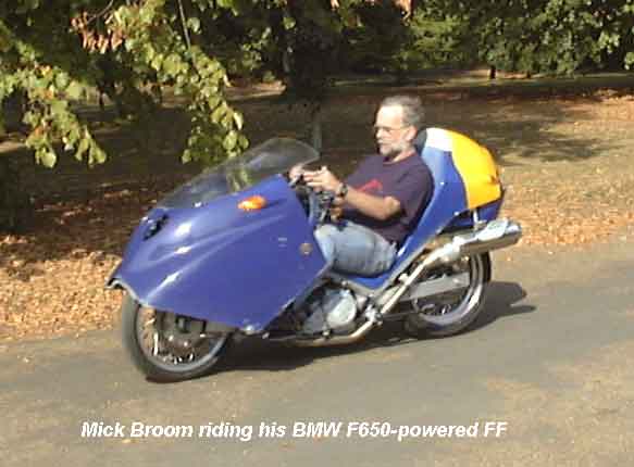 Mick Broom in his F650 FF