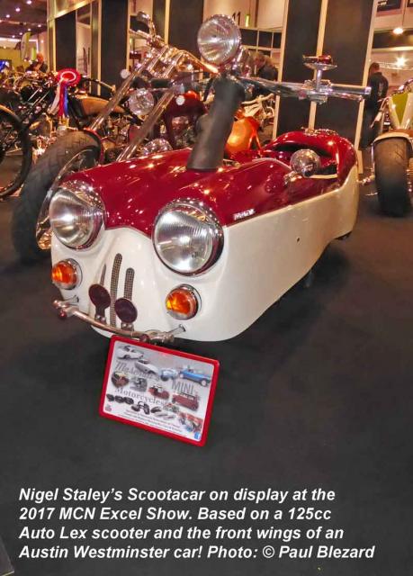 Scootacar at 2017 MCN show