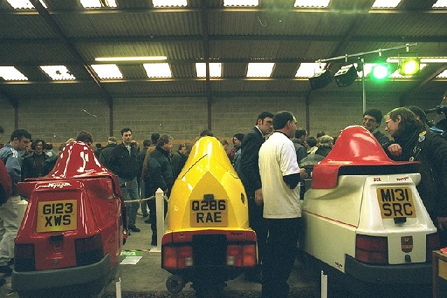 Rear View of 3 Voyagers at Shepton Mallet
