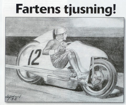 Fartens tjusning! ('The enchantment of speed'). 1936 Sixton Sason Design.
