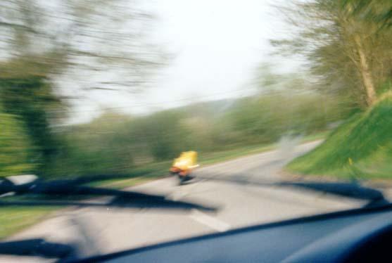 FJ, pursued by Porsche 3, having trouble holding camera steady
