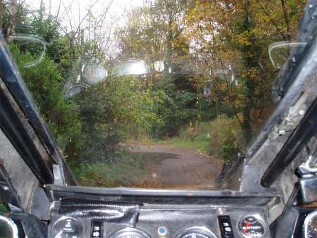 Rider's View of Elspeth's muddy access track
