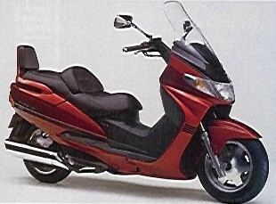 a) Standard Suzuki AN400X (1999)