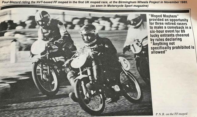 The NVT-based FF moped racer (1985)