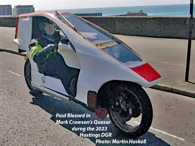 Blez riding Quasar in 2023 DGR, Hastings