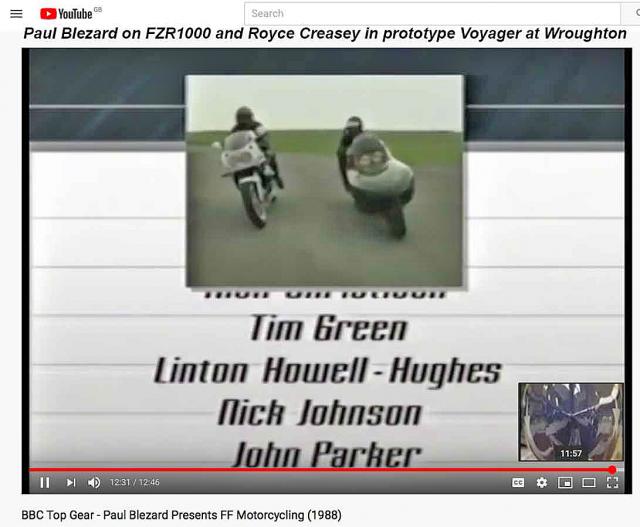 Blez & Royce riding over the Top Gear titles
