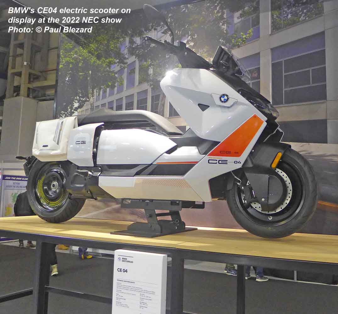 BMW CE04 at NEC show (2022)