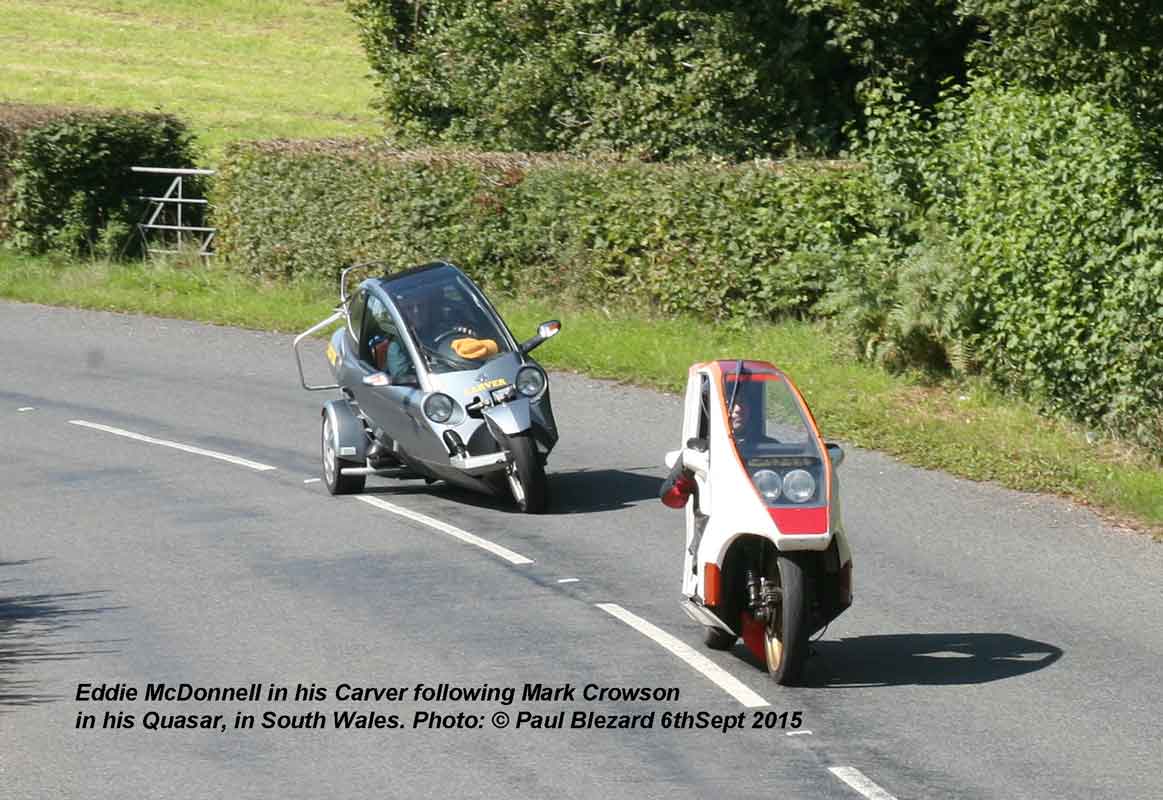 Carver TTW Follows Quasar near Usk