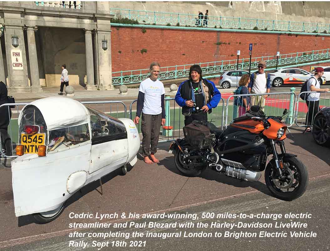 Cedric's Streamliner does L2BEVR in 2021 (+H-D LiveWire!)