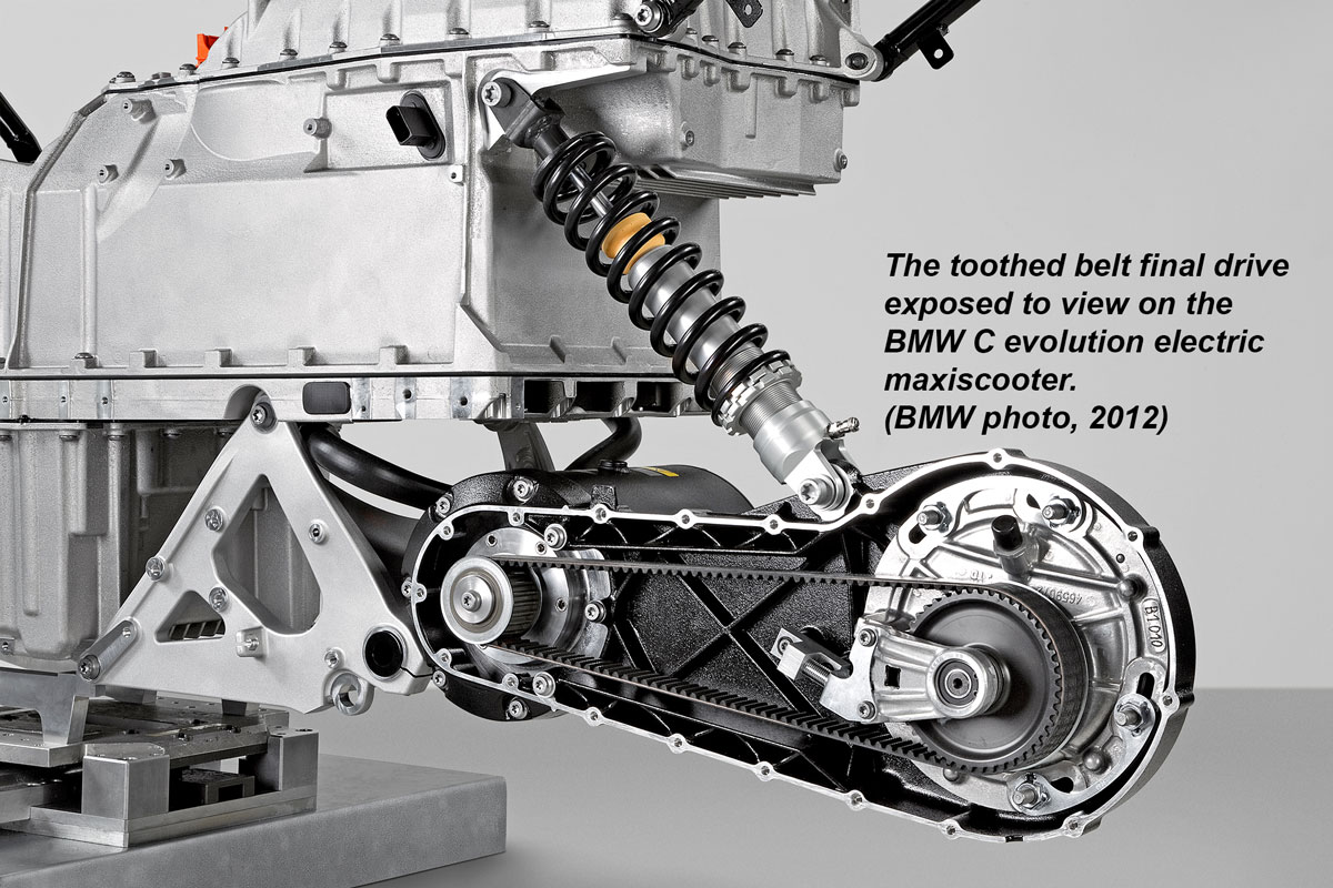 BMW C evo motor & transmission LHS (2012)