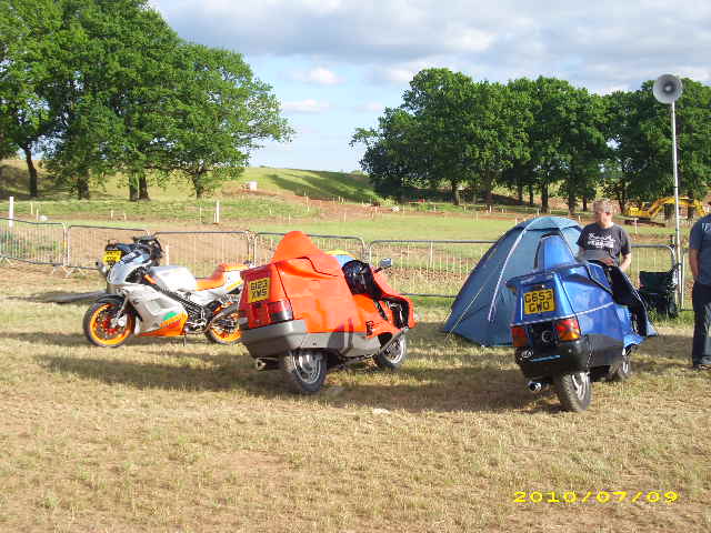 Laverda and Voyager - tent poles apart