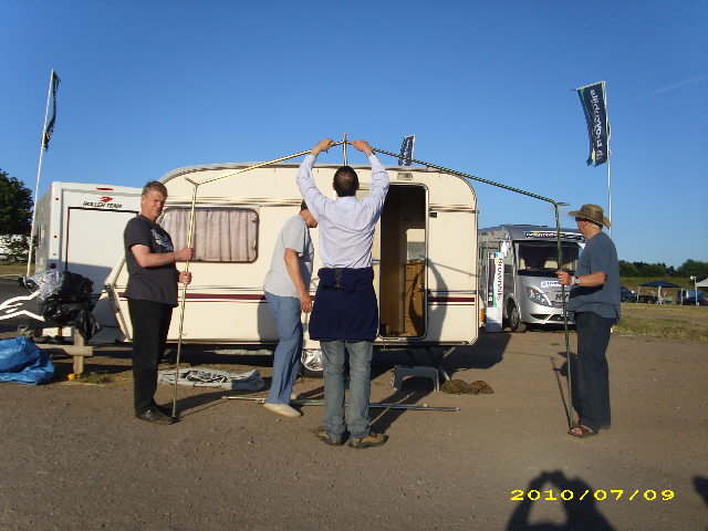 The art of y'awning erection