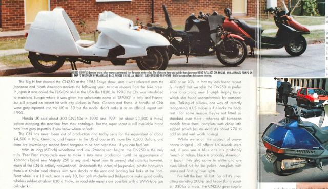 Delta FF + Hejira KL600FF + CN250 in 1990!