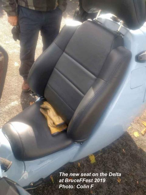 New leather seat fitted (2019)