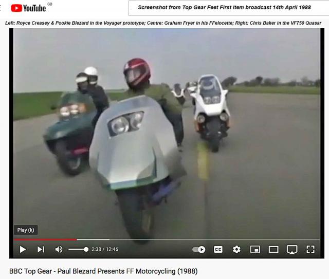 FFelocette on Top Gear (1988)