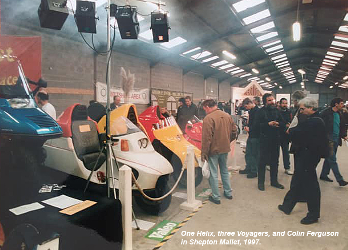 3 Voyagers, 1 Helix at the 1997 BCB