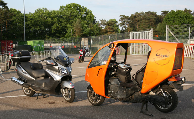 Genesis meets a 2011 Burgman 650