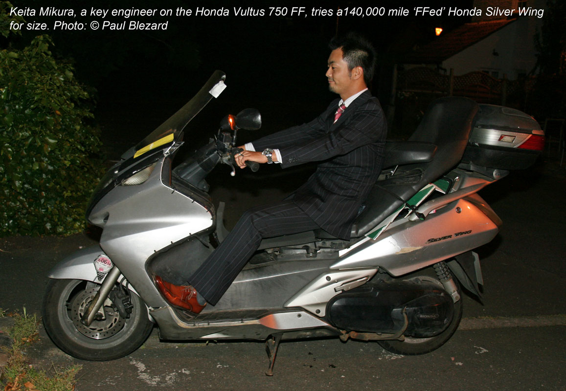 Honda's Vultus Man tries FFed BlezWing
