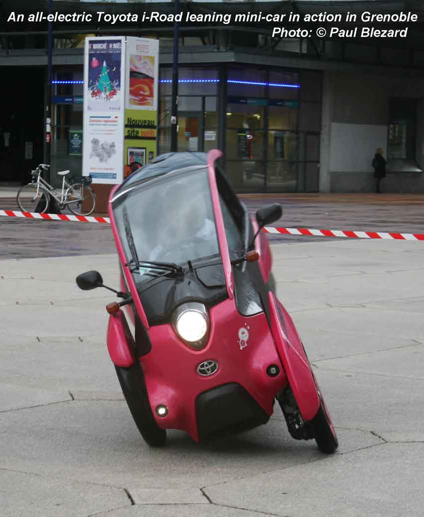 Steer-free leaning i-Road!