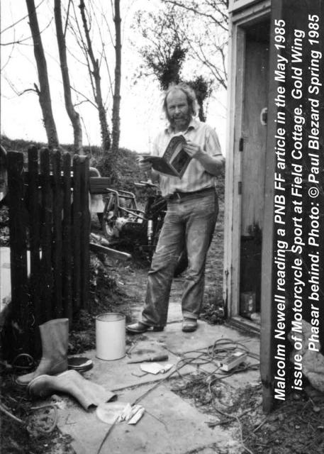 Malcolm Newell in 1985 (+GW Phasar)