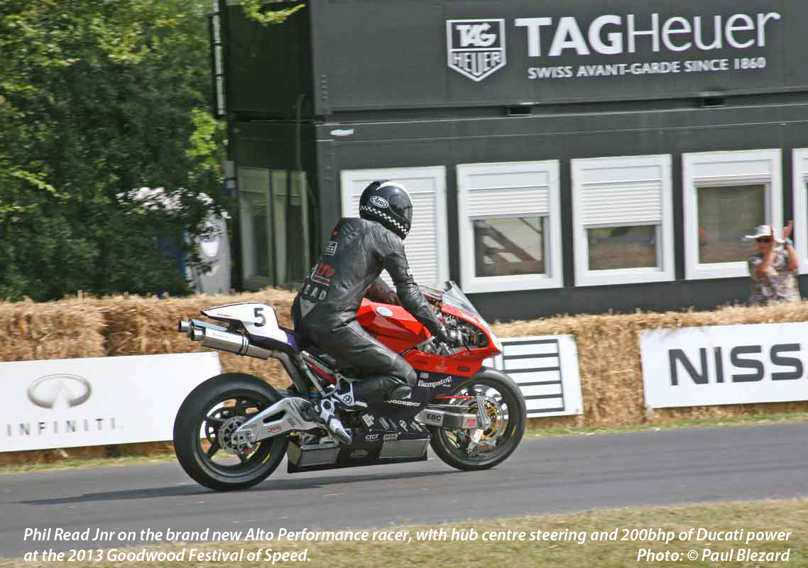 Phil Read Jnr on the Alto Rage