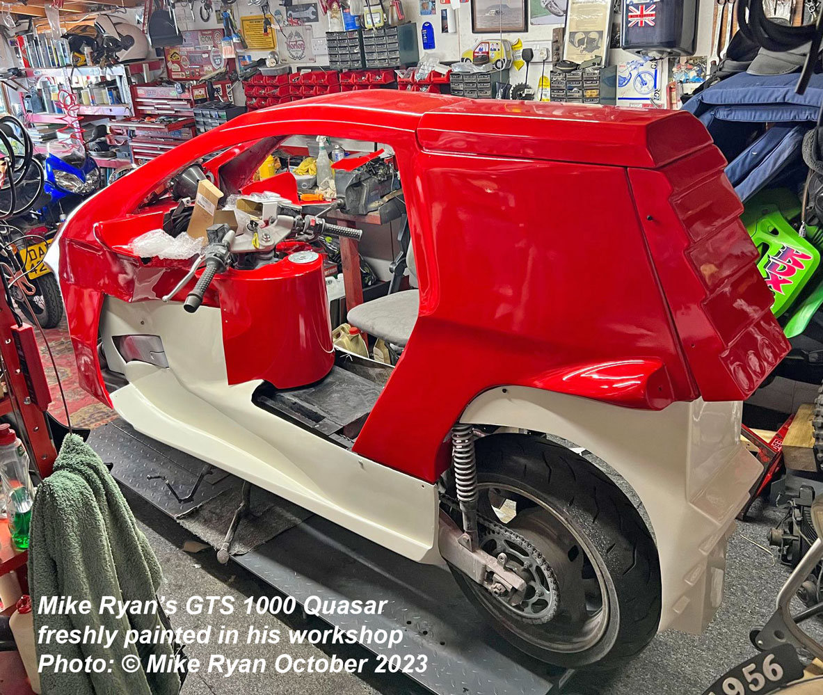 Freshly painted GTS Quasar Oct 2023
