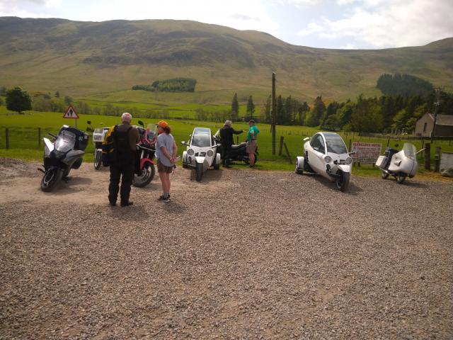 Scottish FF event. Lunch at Glen Clova