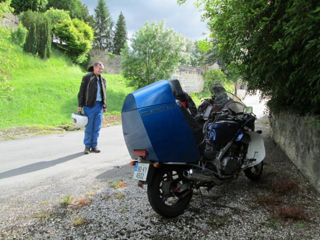 I made that bike and it got me here - Wow!  Peter justifiably proud.