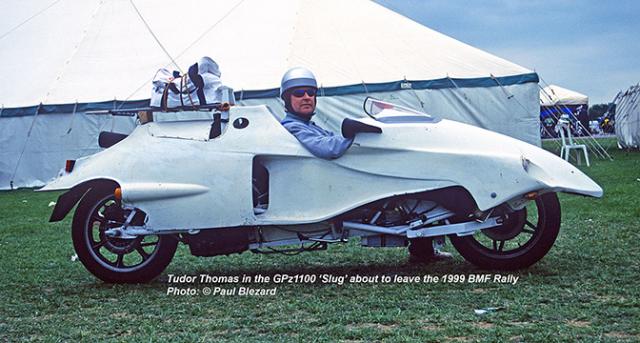 Tudor in 'The Slug' at the 1999 BMF Rally